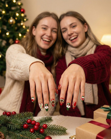 Le Clou Christmas Handcrafted Nail Set