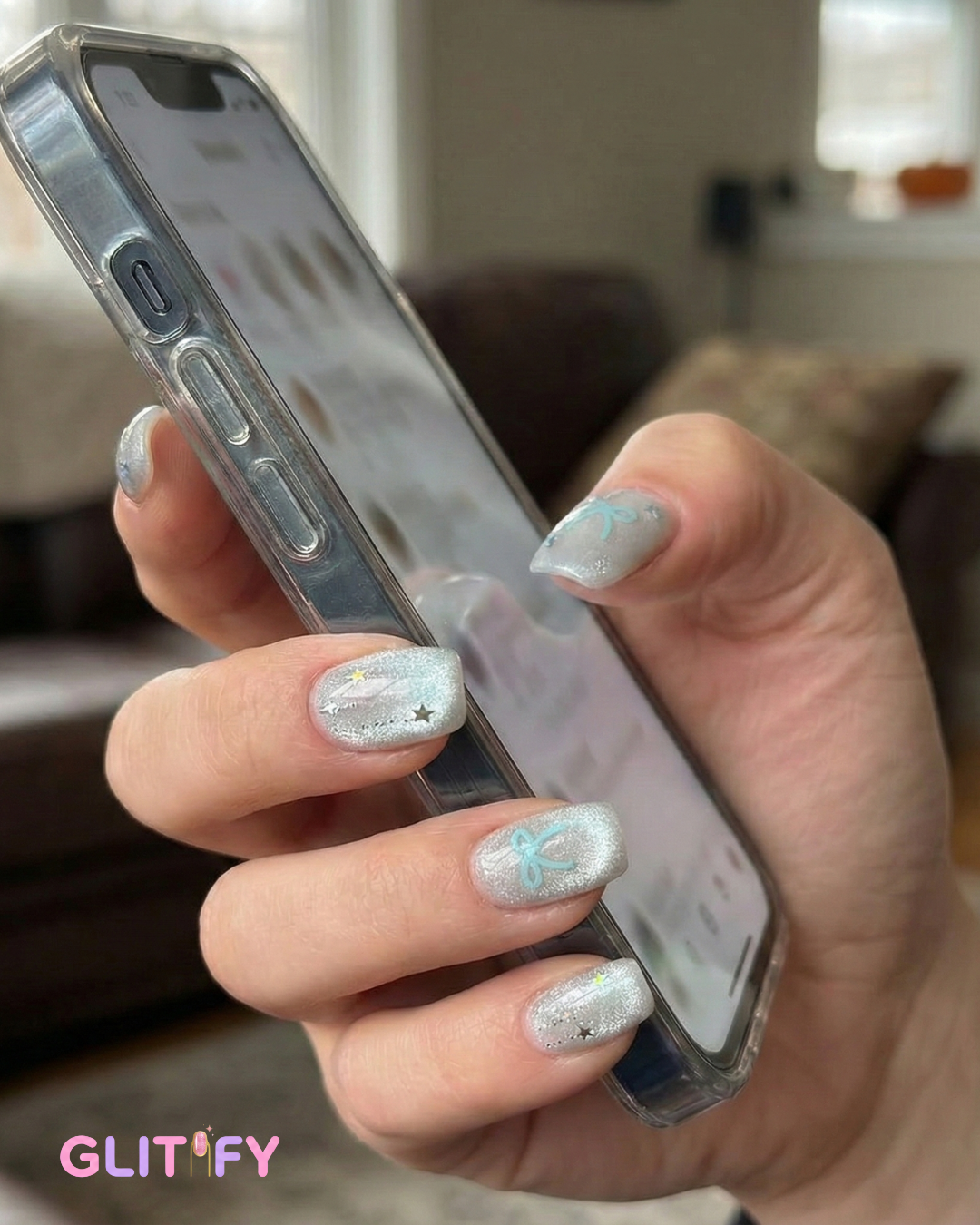 Le Clou Silver Blue Butterfly Mist