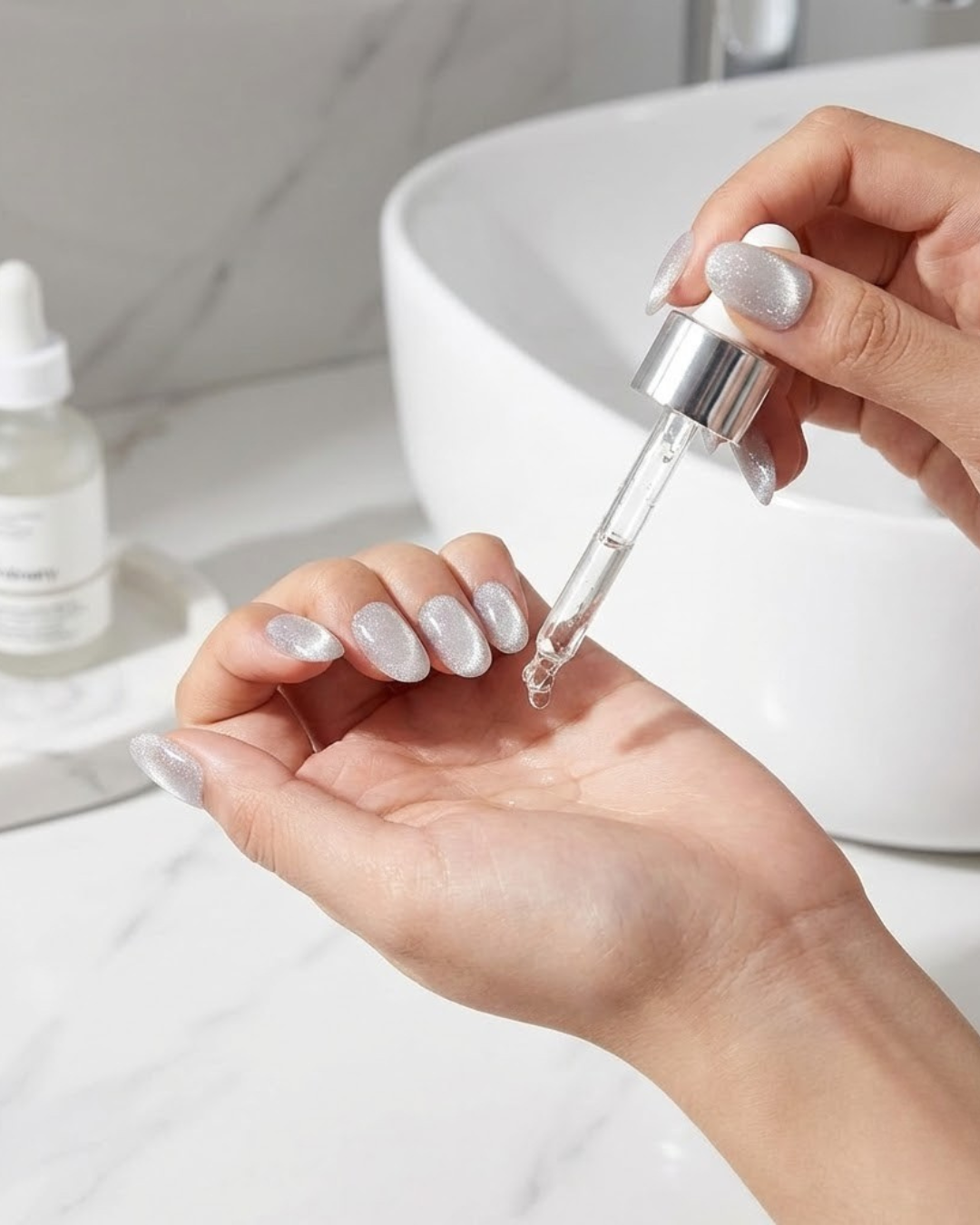 Le Clou Silver Gray Star Flash