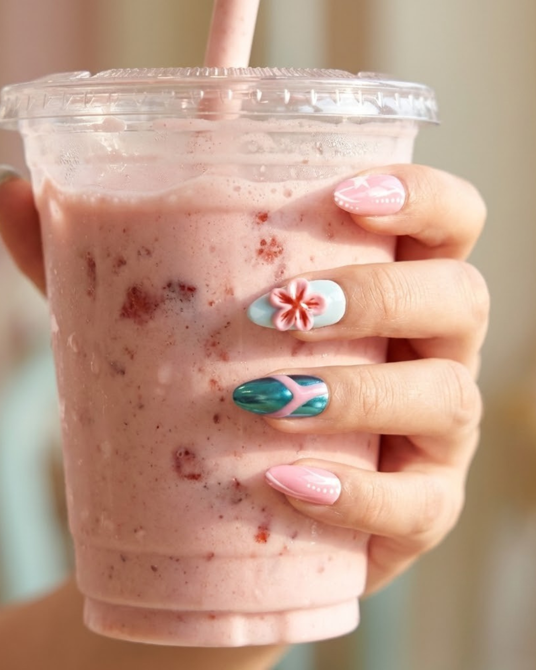 Le Clou Coral Breeze • Cherry Blossom Shore Almond Set