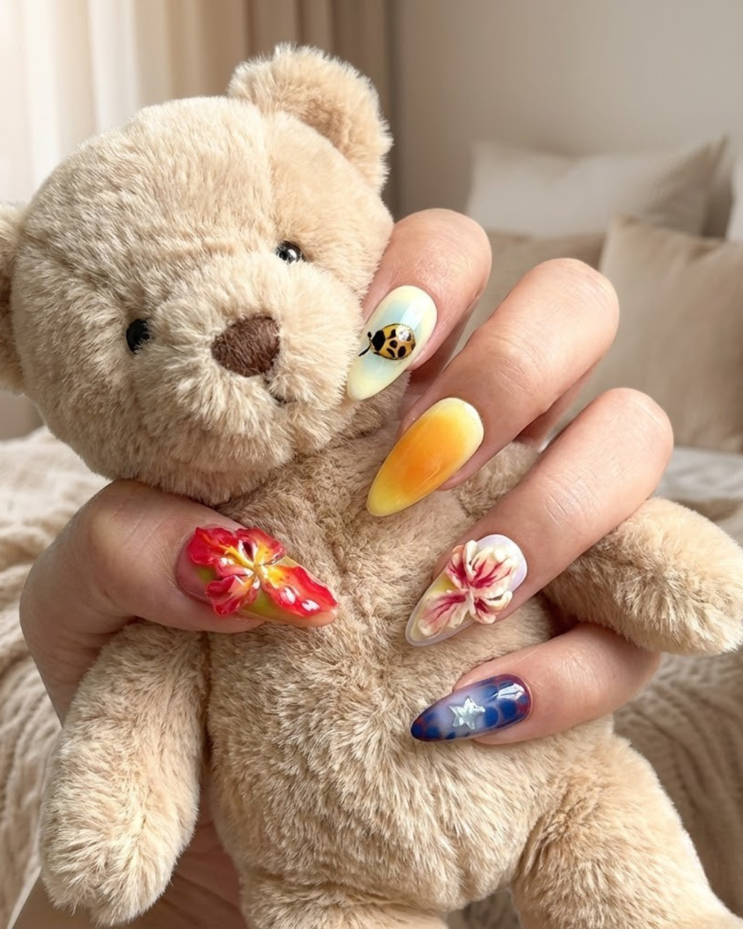 Le Clou Flora Burst • Artistic Spring-Bloom Almond Set