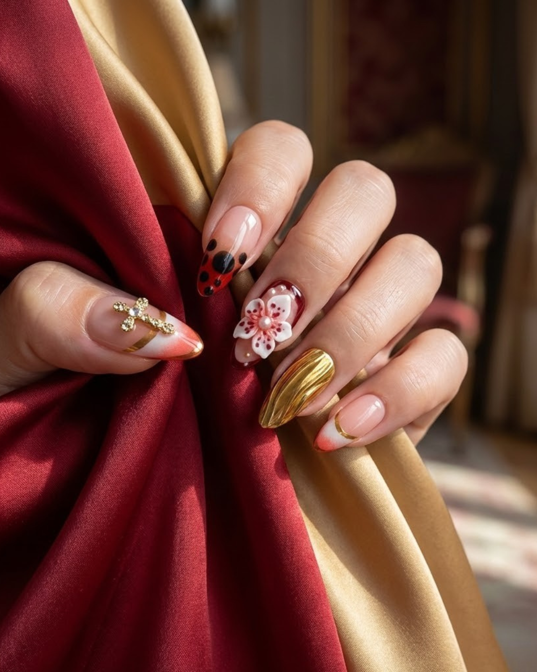 Le Clou Golden Blossom Nails