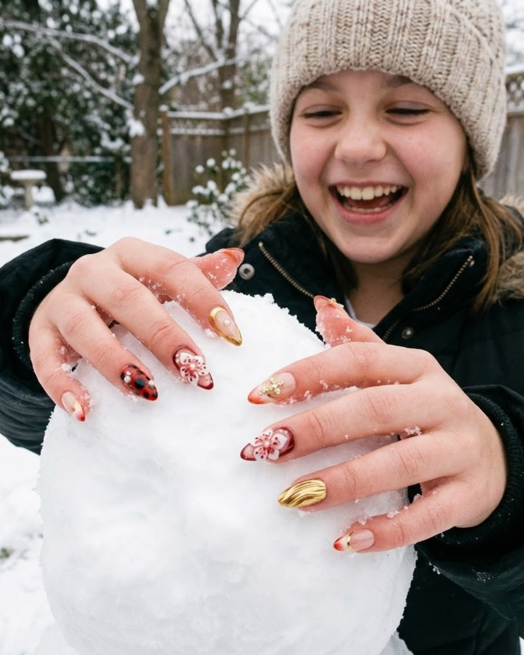 Le Clou Golden Blossom Nails