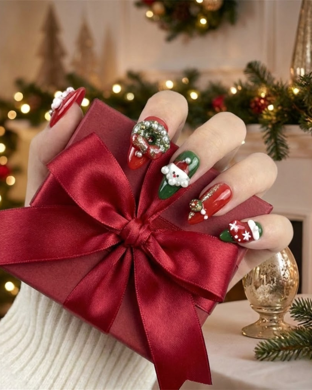 Le Clou Christmas Handcrafted Nail Set