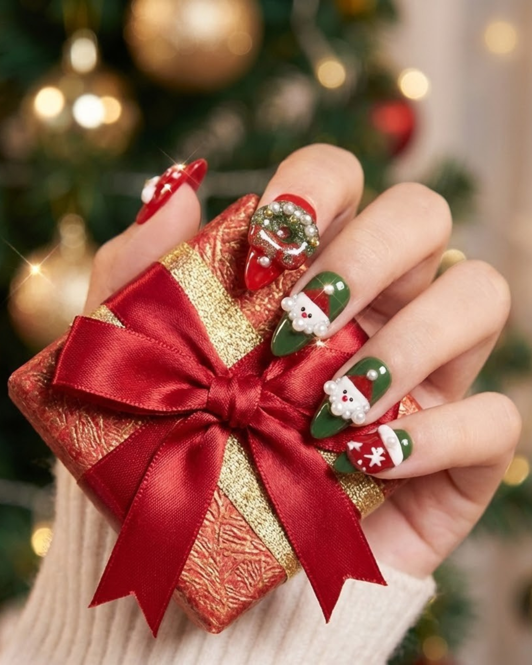 Le Clou Christmas Handcrafted Nail Set