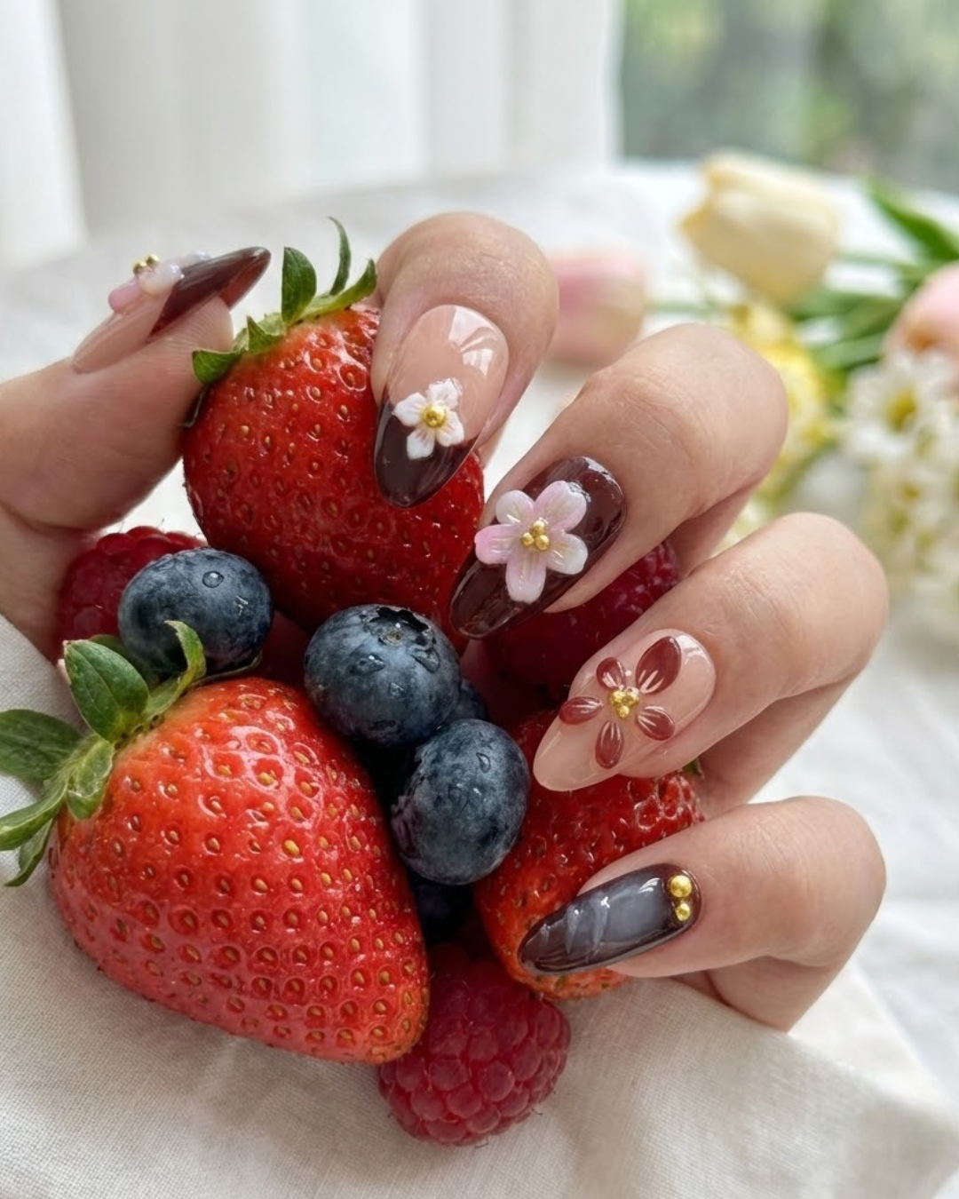 Le Clou Bougainvillea Bloom Nails