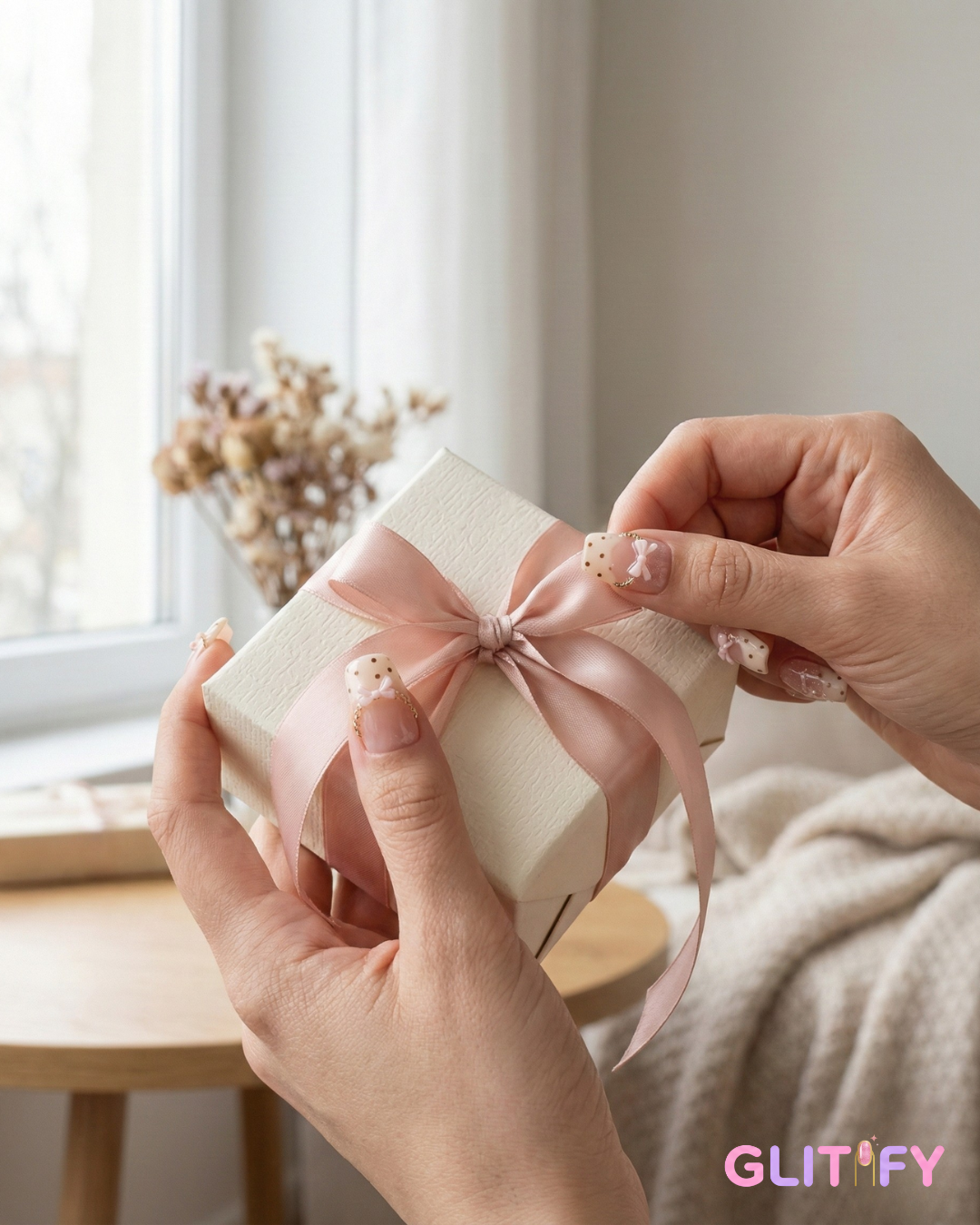 Le Clou Pink Satin Sweet Star