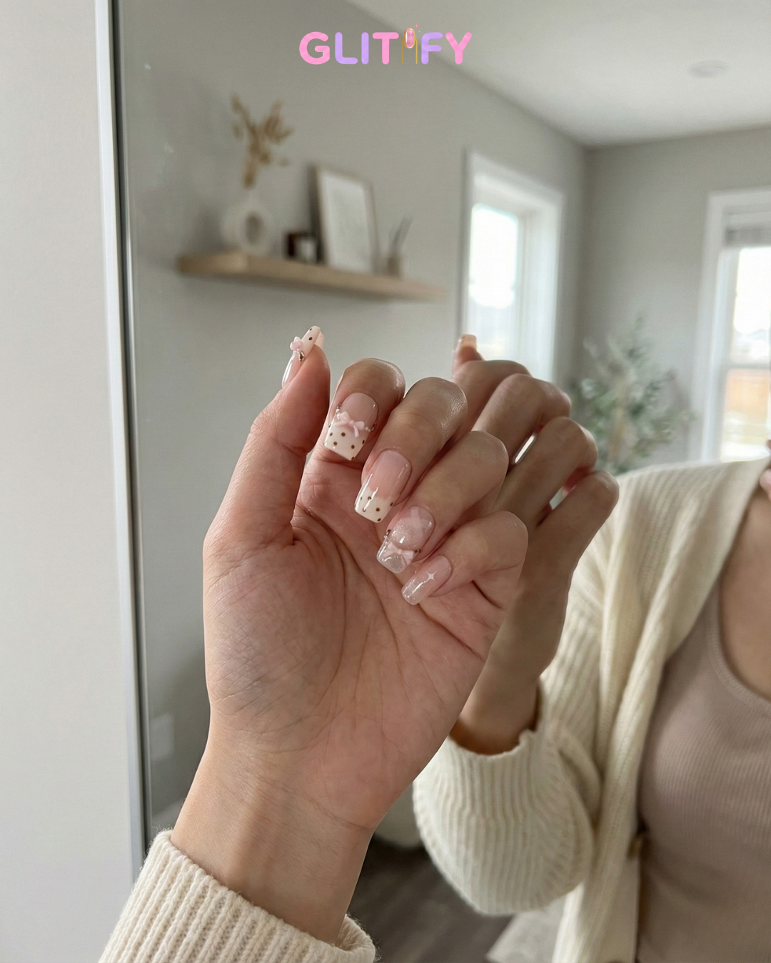 Le Clou Pink Satin Sweet Star