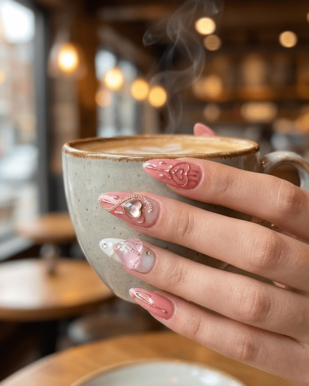 Heart Lock Bubble Love Nails - Le Clou