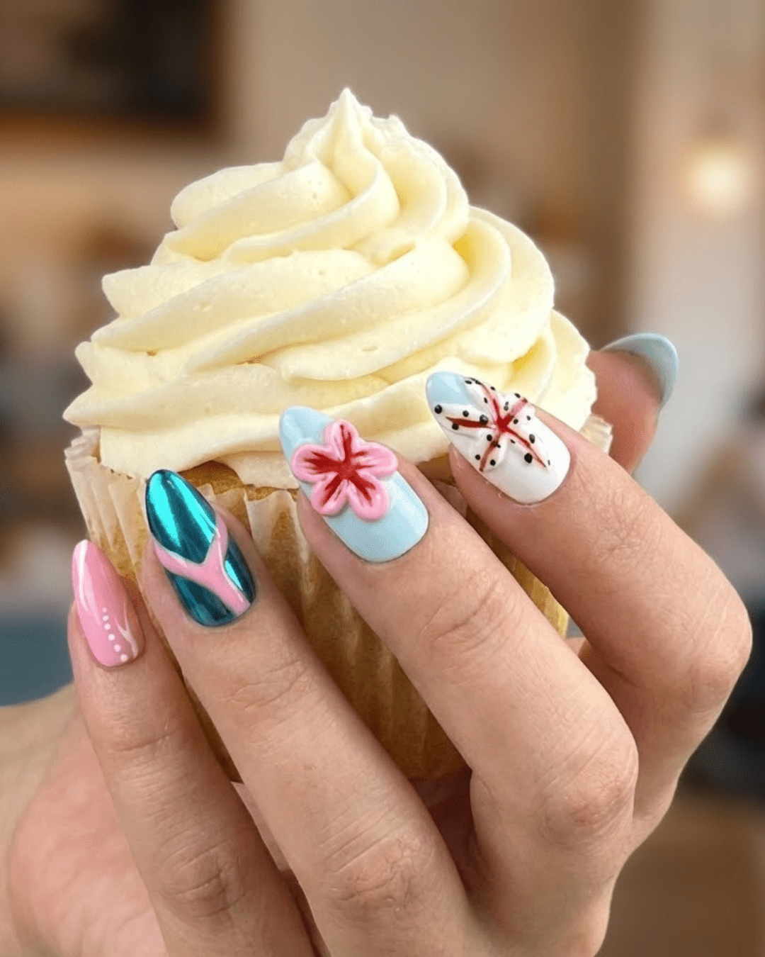 Le Clou Coral Breeze • Cherry Blossom Shore Almond Set - Le Clou