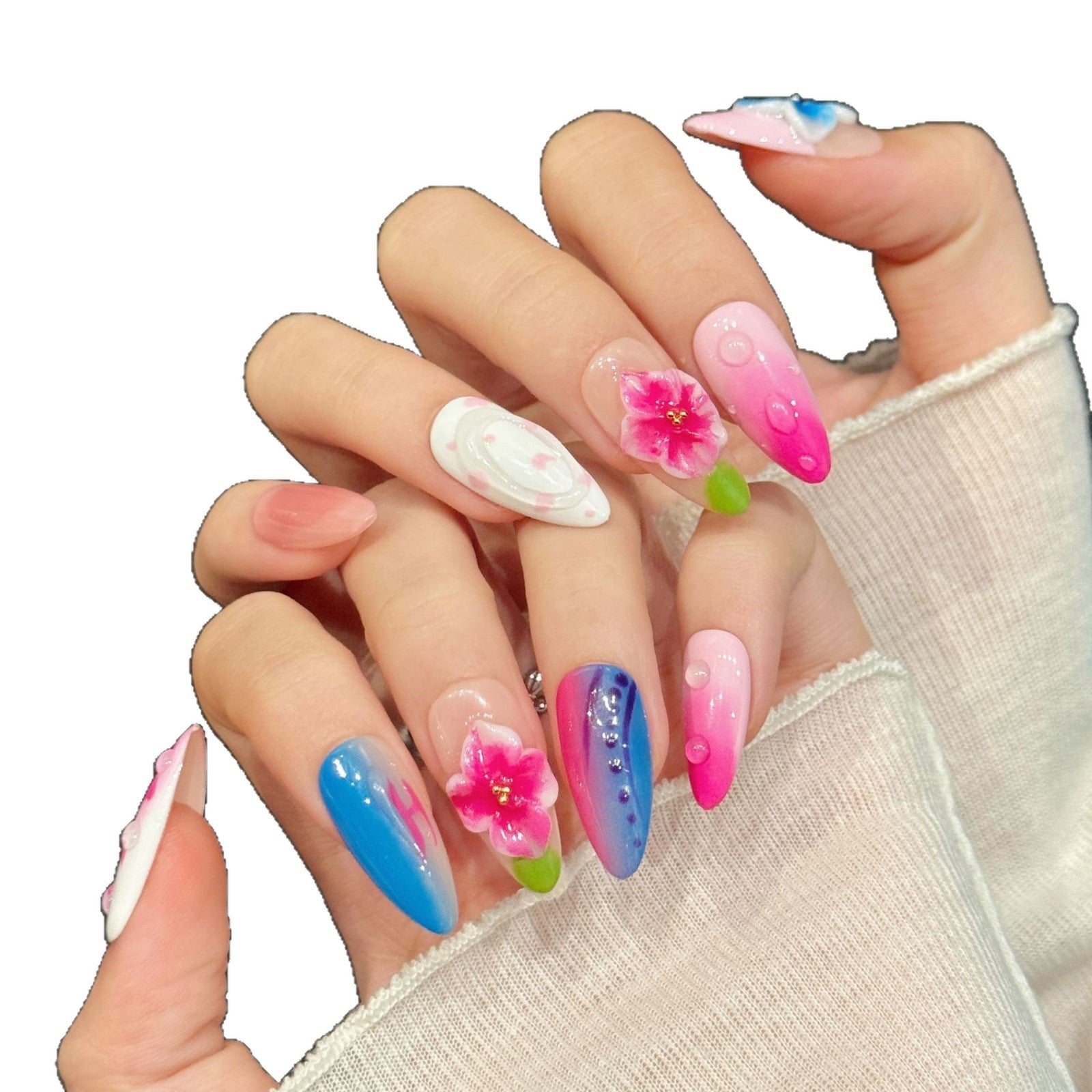 Leclou Blossom Splash Nails - Le Clou