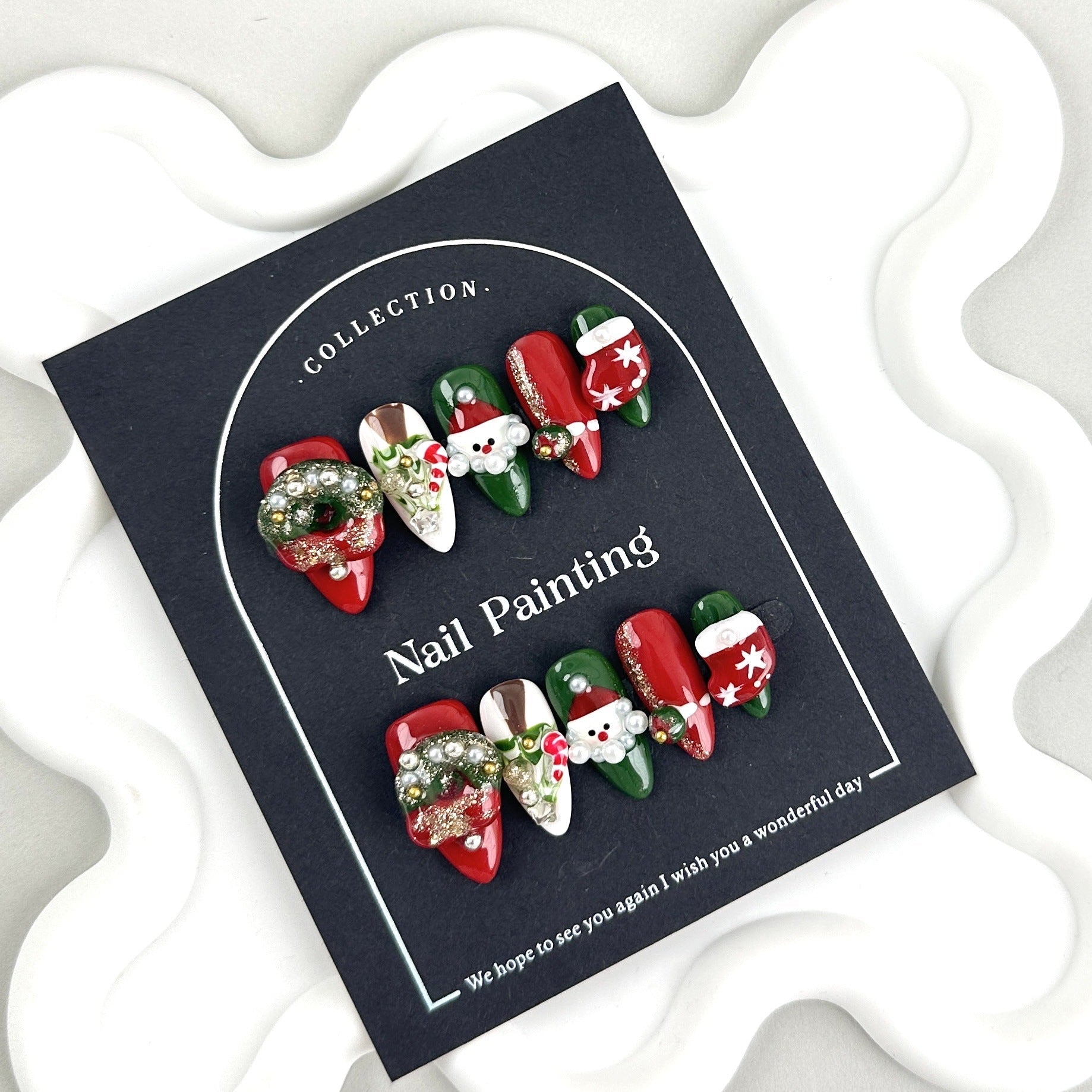 Leclou Christmas Handcrafted Nail Set - Le Clou