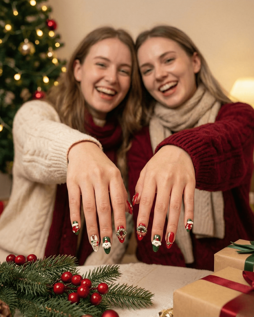 Leclou Christmas Handcrafted Nail Set - Le Clou