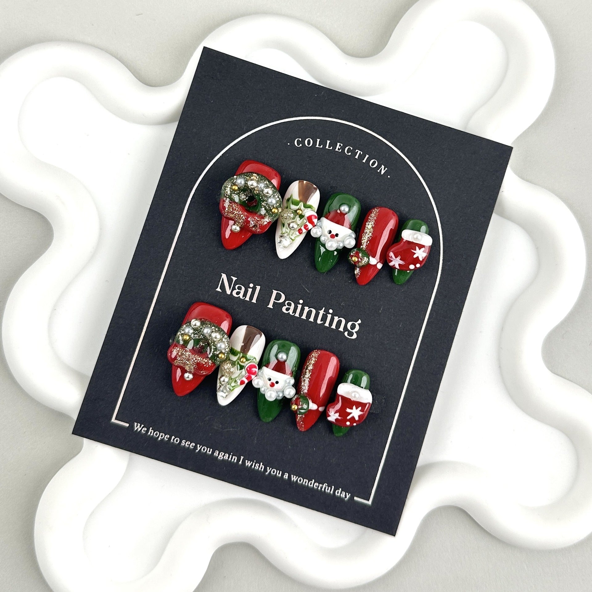 Leclou Christmas Handcrafted Nail Set - Le Clou