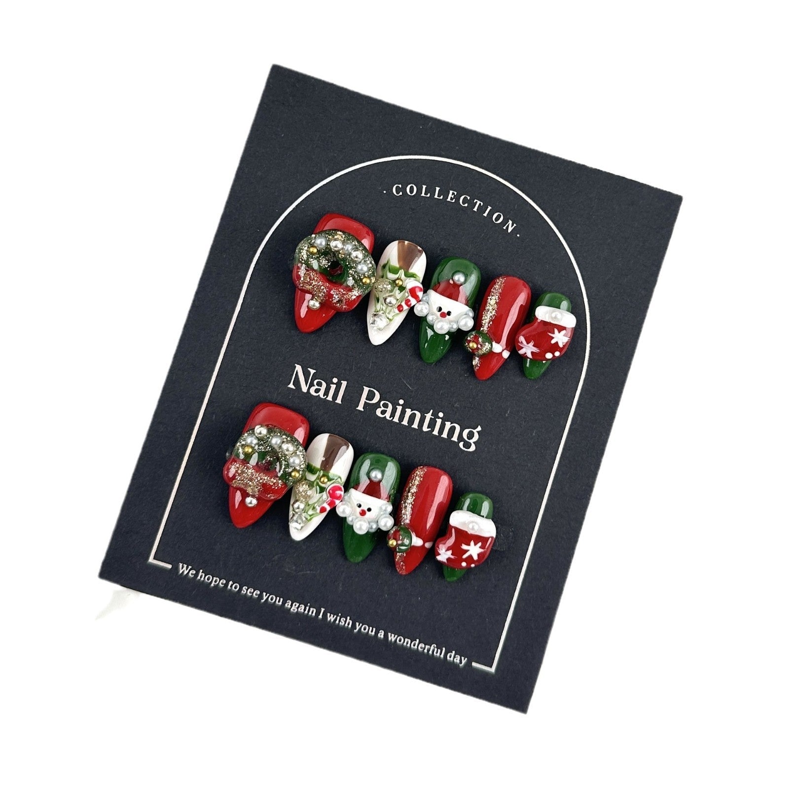 Leclou Christmas Handcrafted Nail Set - Le Clou