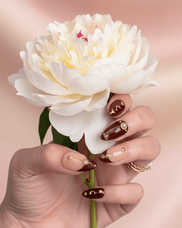 Leclou Maroon Relic Nails - Le Clou