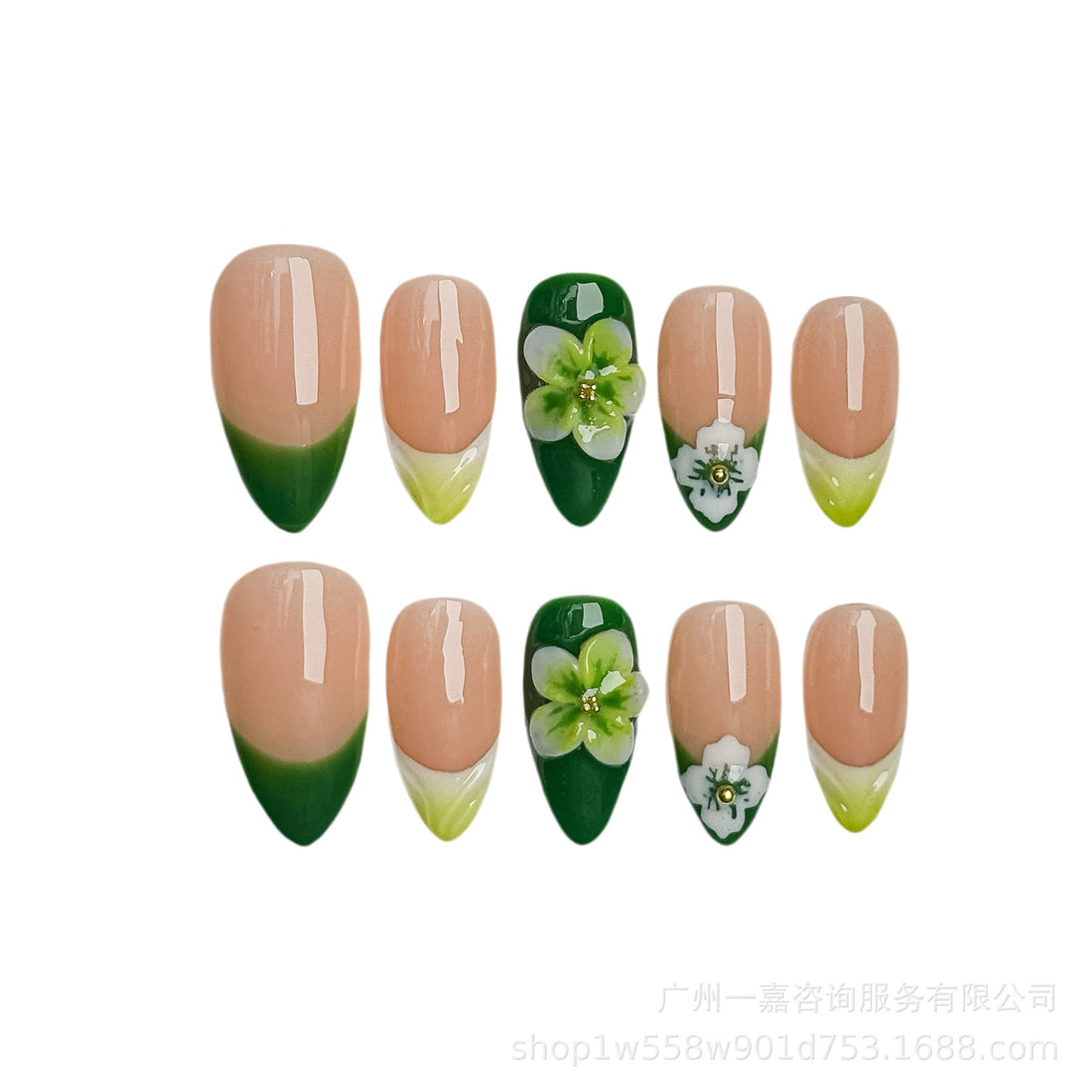 Leclou Meadow Bloom Nails - Le Clou